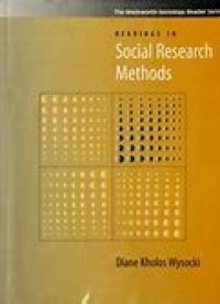 Image of Readings in social research methods